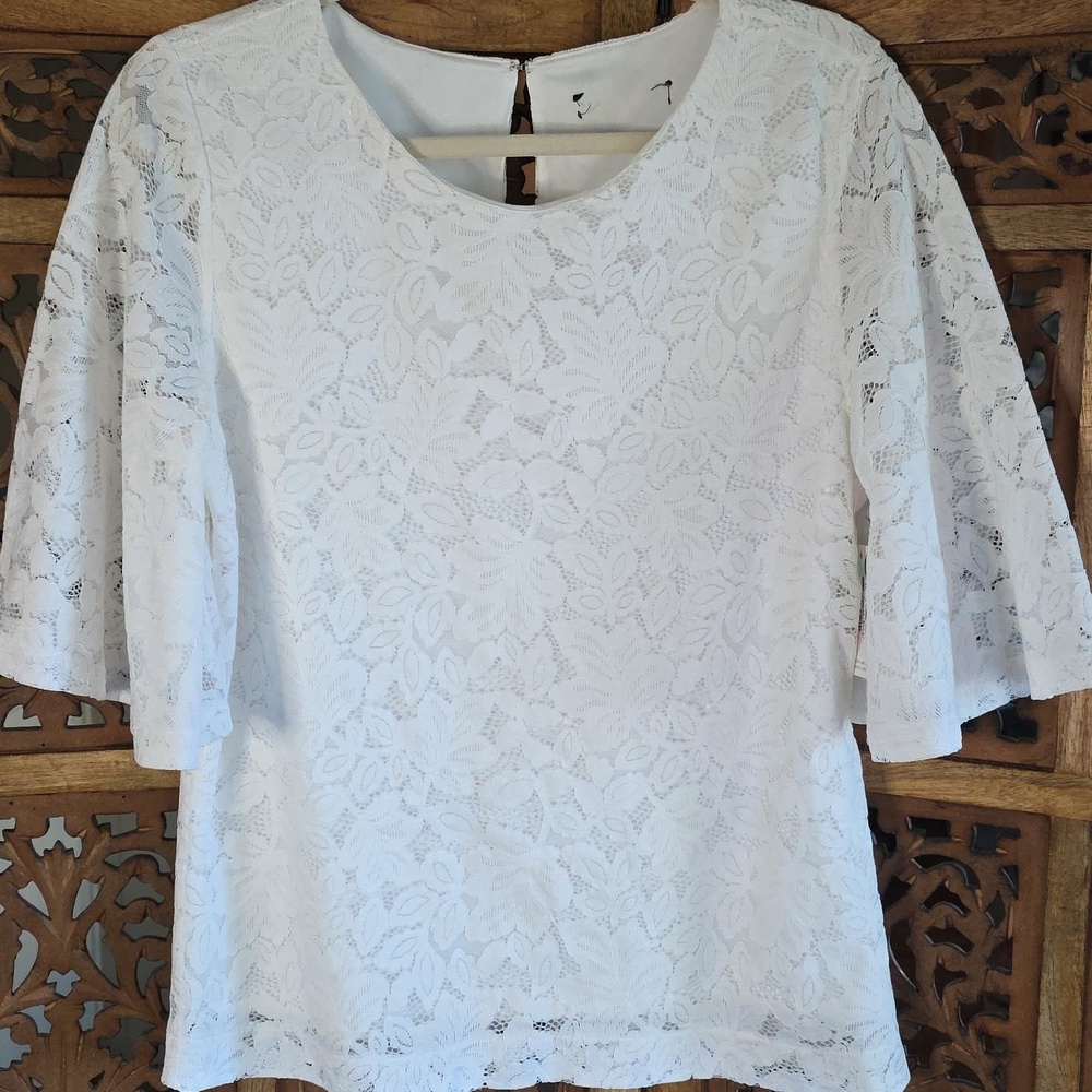 White Lace Blouse